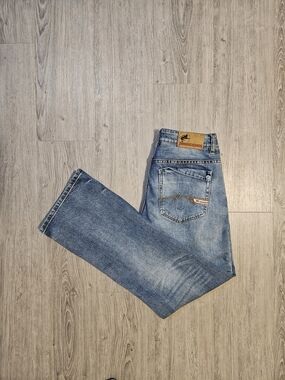Parasuco 30x32 Men's Light Blue Distressed Relaxed Fit Denim Jeans